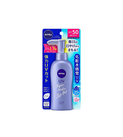NIVEA Super Sun Protect Sunscreen Water Gel Face & Body Pump (140g)